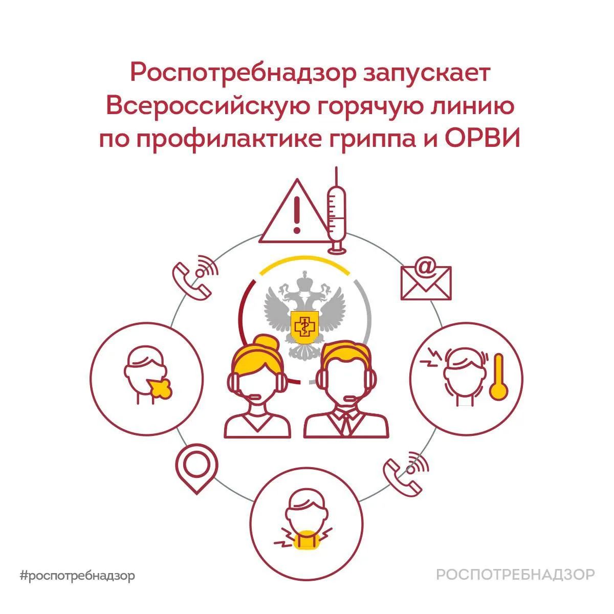 С 21 сентября по 2 октября Роспотребнадзор проводит Всероссийскую горячую линию по вопросам профилактики гриппа и ОРВИ С 21 сентября по 2 октября Роспотребнадзор проводит Всероссийскую горячую линию по вопросам профилактики гриппа и ОРВИ